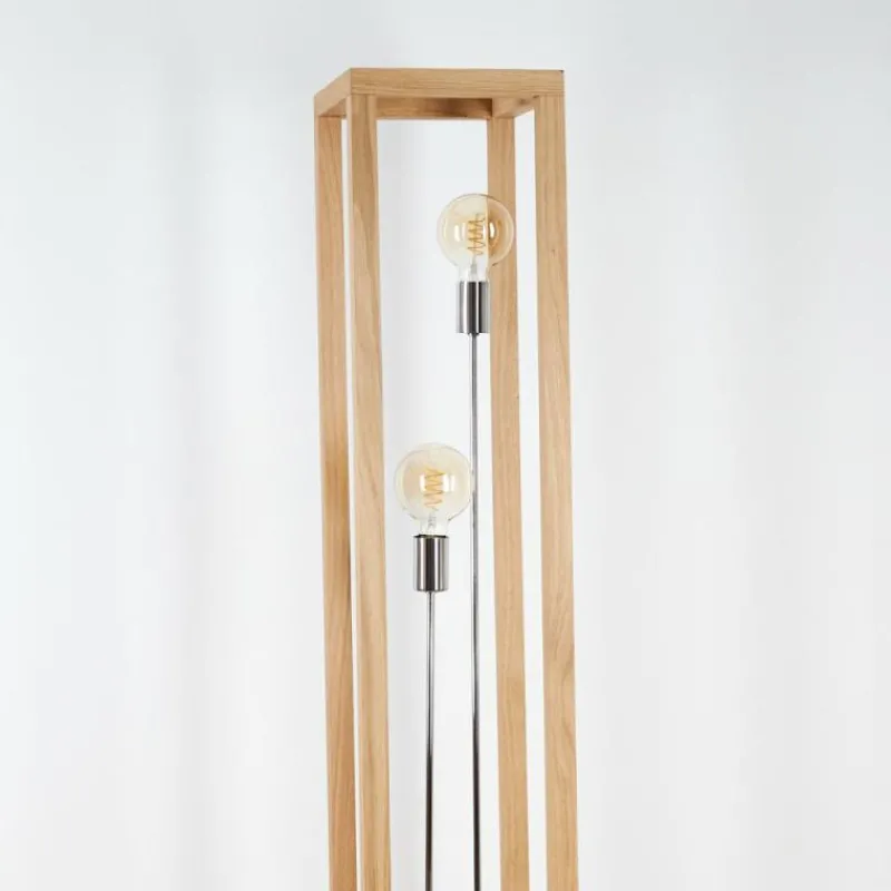 Luminaires Scandinaves-hofstein Lampadaire Torreglia Brun, 2 lumières