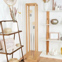 Luminaires Scandinaves-hofstein Lampadaire Torreglia Brun, 2 lumières