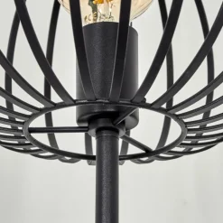 Lampes Vintages & Rétros-hofstein Lampadaire Trapichera Noir, 1 lumière