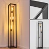 Lampes Vintages & Rétros-hofstein Lampadaire Traryd Noir, 3 lumières