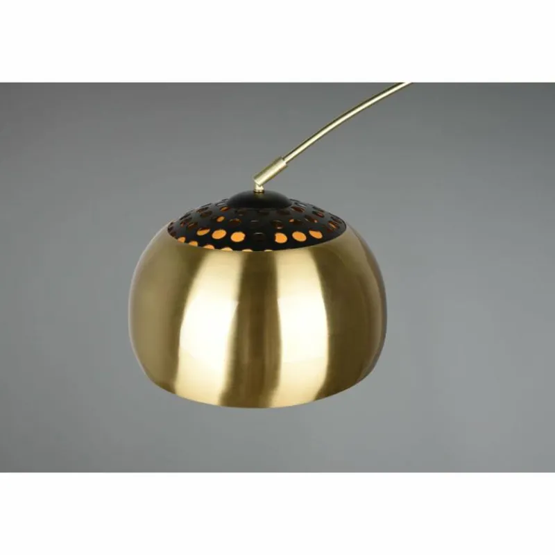 Luminaires Trio Lampadaire Trio Argentina Aspect marbre, Laiton, Noir, 1 lumière* Lampadaires Et Lampes Sur Pied