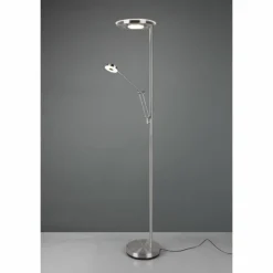 Luminaires Trio Lampadaire Trio Barrie LED Nickel mat, 2 lumières* Éclairage Led