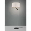 Lampes En Tissu-Luminaires Trio Lampadaire Trio Cassio Noir, 1 lumière