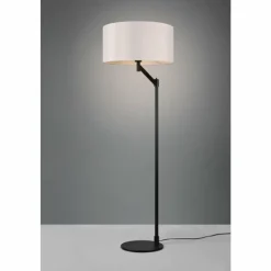 Lampes En Tissu-Luminaires Trio Lampadaire Trio Cassio Noir, 1 lumière