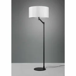 Lampes En Tissu-Luminaires Trio Lampadaire Trio Cassio Noir, 1 lumière