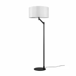 Lampes En Tissu-Luminaires Trio Lampadaire Trio Cassio Noir, 1 lumière