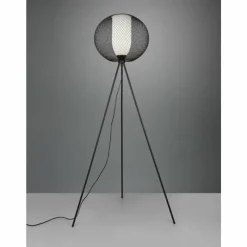 Luminaires Trio Lampadaire Trio Filo Noir, 1 lumière* Lampadaires Et Lampes Sur Pied