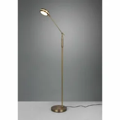 Luminaires Trio Lampadaire Trio Franklin LED Vieux laiton, 1 lumière* Lampadaires Et Lampes Sur Pied