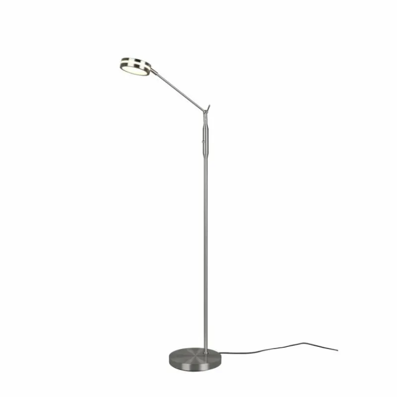 Luminaires Trio Lampadaire Trio Franklin LED Nickel mat, 1 lumière* Éclairage Led