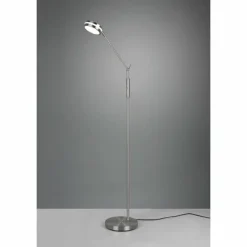 Luminaires Trio Lampadaire Trio Franklin LED Nickel mat, 1 lumière* Éclairage Led