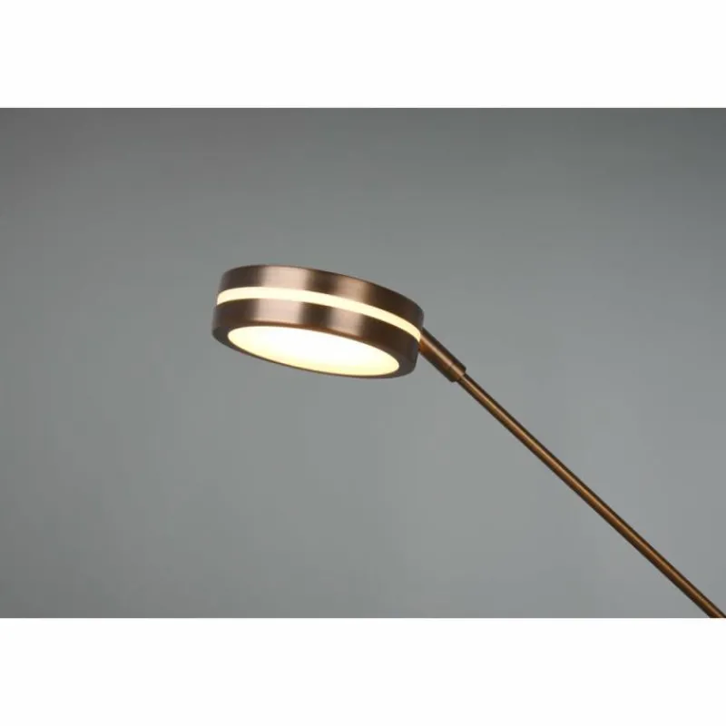 Luminaires Trio Lampadaire Trio Franklin LED Vieux laiton, 2 lumières* Éclairage Led