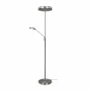 Luminaires Trio Lampadaire Trio Franklin LED Nickel mat, 2 lumières* Éclairage Led