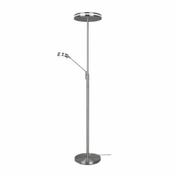 Luminaires Trio Lampadaire Trio Franklin LED Nickel mat, 2 lumières* Éclairage Led