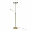Luminaires Trio Lampadaire Trio Franklin LED Laiton, 2 lumières* Lampadaires Et Lampes Sur Pied