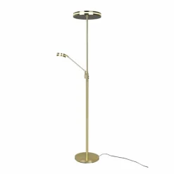 Luminaires Trio Lampadaire Trio Franklin LED Laiton, 2 lumières* Lampadaires Et Lampes Sur Pied