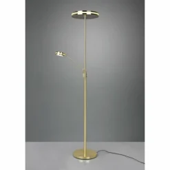 Luminaires Trio Lampadaire Trio Franklin LED Laiton, 2 lumières* Lampadaires Et Lampes Sur Pied