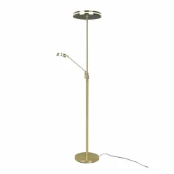 Luminaires Trio Lampadaire Trio Franklin LED Laiton, 2 lumières* Lampadaires Et Lampes Sur Pied