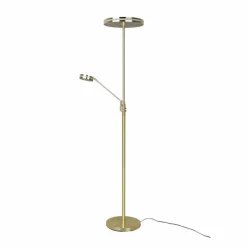 Luminaires Trio Lampadaire Trio Franklin LED Laiton, 2 lumières* Lampadaires Et Lampes Sur Pied