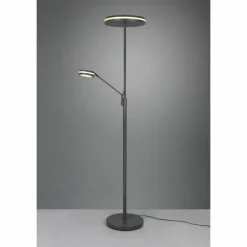 Luminaires Trio Lampadaire Trio Franklin LED Anthracite, 2 lumières* Éclairage Led
