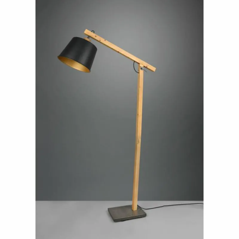 Lampes Vintages & Rétros-Luminaires Trio Lampadaire Trio Harris Noir, 1 lumière