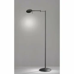 Luminaires Trio Lampadaire Trio KAZAN LED Noir, 1 lumière* Lampadaires Et Lampes Sur Pied