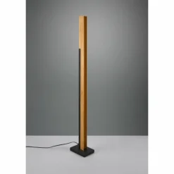 Lampes Vintages & Rétros-Luminaires Trio Lampadaire Trio Kerala LED Noir, 1 lumière