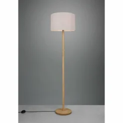 Lampes En Tissu-Luminaires Trio Lampadaire Trio Korba Brun, 1 lumière