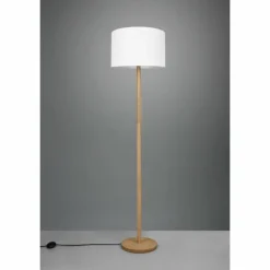 Lampes En Tissu-Luminaires Trio Lampadaire Trio Korba Brun, 1 lumière
