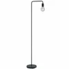 Luminaires Trio Lampadaire Trio Leuchten DIALLO Noir, 1 lumière* Lampadaires Et Lampes Sur Pied