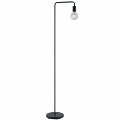 Luminaires Trio Lampadaire Trio Leuchten DIALLO Noir, 1 lumière* Lampadaires Et Lampes Sur Pied