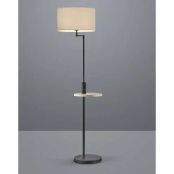 Lampes En Tissu-Luminaires Trio Lampadaire Trio Leuchten CLAAS Noir, 1 lumière