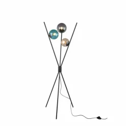 Luminaires Trio Lampadaire Trio Leuchten LANCE Noir, 3 lumières