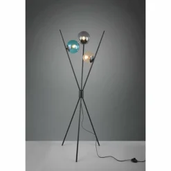 Luminaires Trio Lampadaire Trio Leuchten LANCE Noir, 3 lumières
