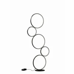 Luminaires Trio Lampadaire Trio Leuchten RONDO LED Noir, 1 lumière* Lampadaires Et Lampes Sur Pied