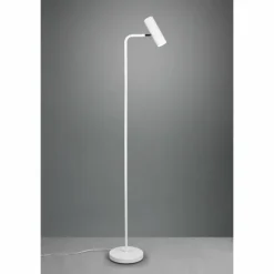 Luminaires Trio Lampadaire Trio Marley Blanc, 1 lumière* Lampadaires Et Lampes Sur Pied