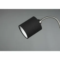 Lampes En Tissu-Luminaires Trio Lampadaire Trio Motel Nickel mat, 1 lumière