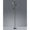 Luminaires Rustiques-Luminaires Trio Lampadaire Trio NARCOS LED Noir, 3 lumières