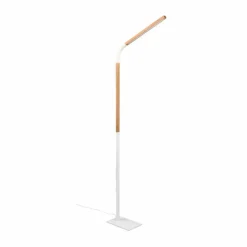 Lampes En Bois-Luminaires Trio Lampadaire Trio NORRIS LED Blanc, 1 lumière