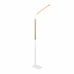 Lampes En Bois-Luminaires Trio Lampadaire Trio NORRIS LED Blanc, 1 lumière