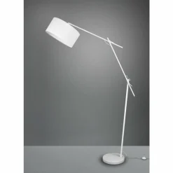 Lampes En Tissu-Luminaires Trio Lampadaire Trio Ponte Blanc, 1 lumière