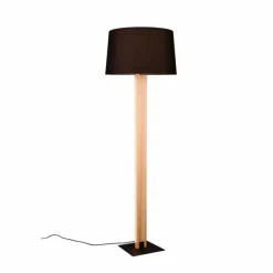 Lampes En Tissu-Luminaires Trio Lampadaire Trio RAHUL Noir, 2 lumières