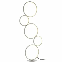 Luminaires Trio Lampadaire Trio Rondo LED Argenté, 1 lumière* Éclairage Led