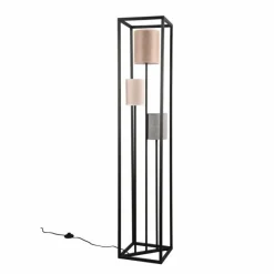 Luminaires Trio Lampadaire Trio Ross Noir, 3 lumières* Lampadaires Et Lampes Sur Pied