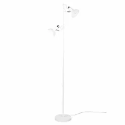 Luminaires Trio Lampadaire Trio Roxie Blanc, 2 lumières* Lampadaires Et Lampes Sur Pied