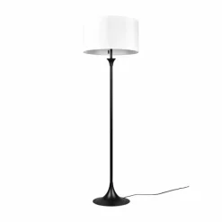Lampes En Tissu-Luminaires Trio Lampadaire Trio Sabia Noir, 3 lumières