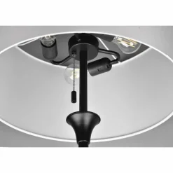 Lampes En Tissu-Luminaires Trio Lampadaire Trio Sabia Noir, 3 lumières