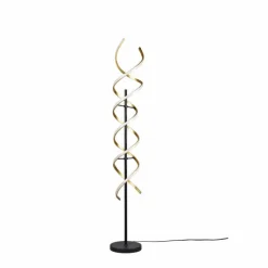 Luminaires Trio Lampadaire Trio Sequence LED Laiton, Noir, 1 lumière* Éclairage Led