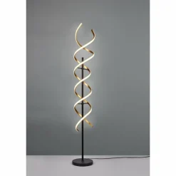 Luminaires Trio Lampadaire Trio Sequence LED Laiton, Noir, 1 lumière* Éclairage Led