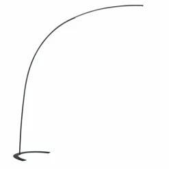 Luminaires Scandinaves-Luminaires Trio Lampadaire Trio SHANGHAI LED Noir, 1 lumière