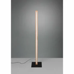 Lampes En Bois-Luminaires Trio Lampadaire Trio-Leuchten Bellari LED Bois clair, 1 lumière